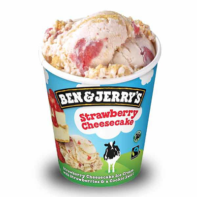 Ben Jerrys strawberry cheesecake